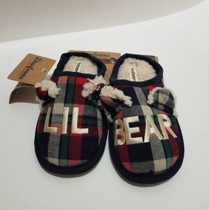 Kids dearfoams lil bear house Slippers
